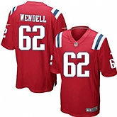 Nike Men & Women & Youth Patriots #62 Wendell Red Team Color Game Jersey,baseball caps,new era cap wholesale,wholesale hats